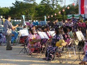 オープニングを飾った東岐波中吹奏楽部のみなさん